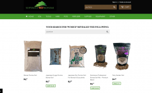Superfly Bonsai website product page