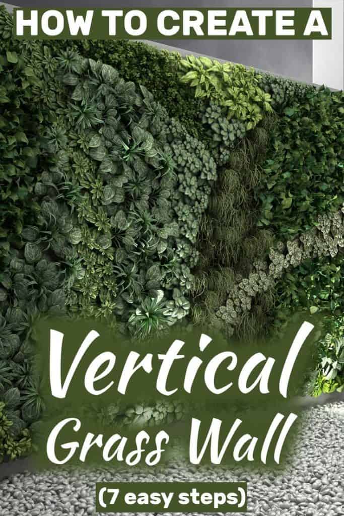 How To Create A Vertical Grass Wall 7 Easy Steps Garden Tabs - How To Make A Artificial Grass Wall