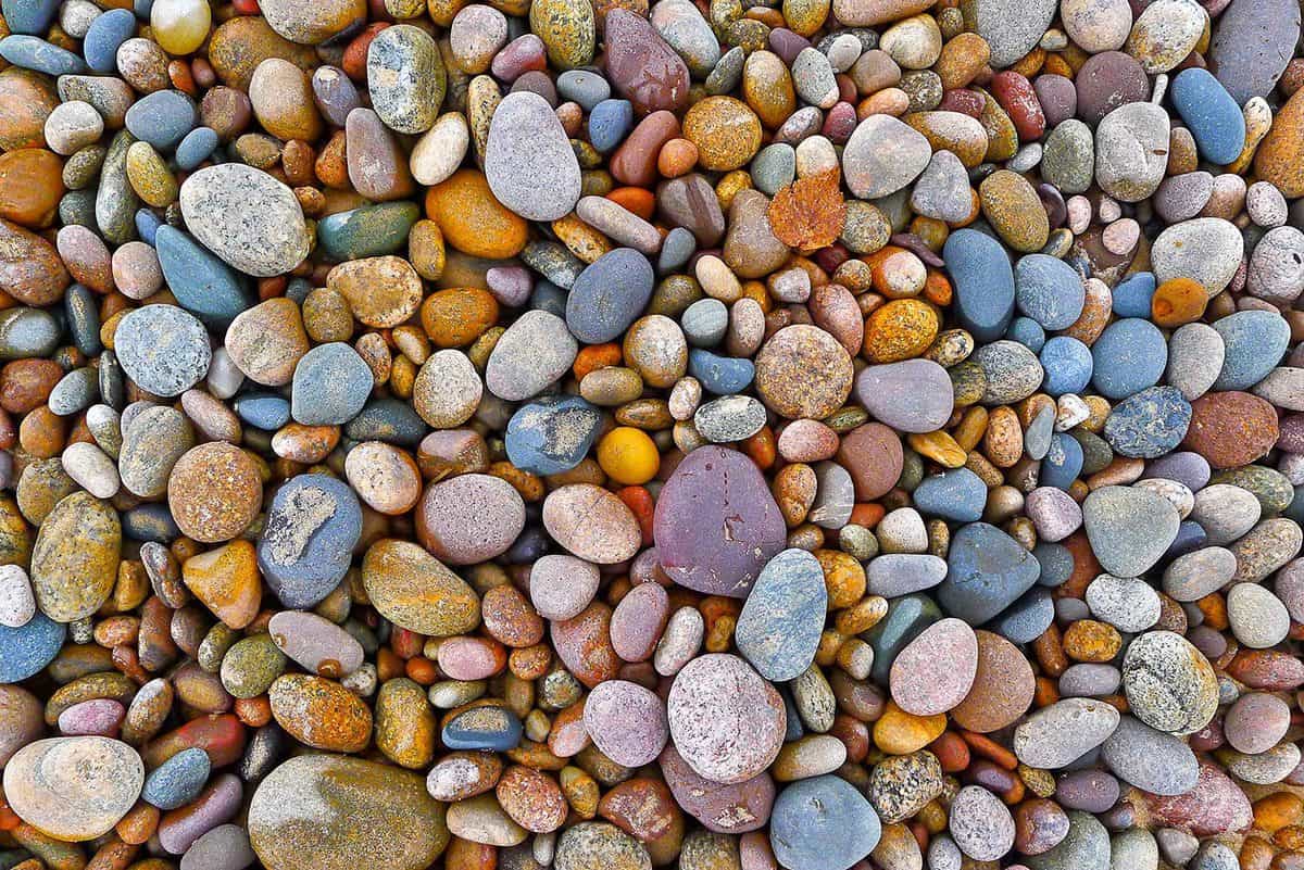Photograph of colorful pebbles and rocks