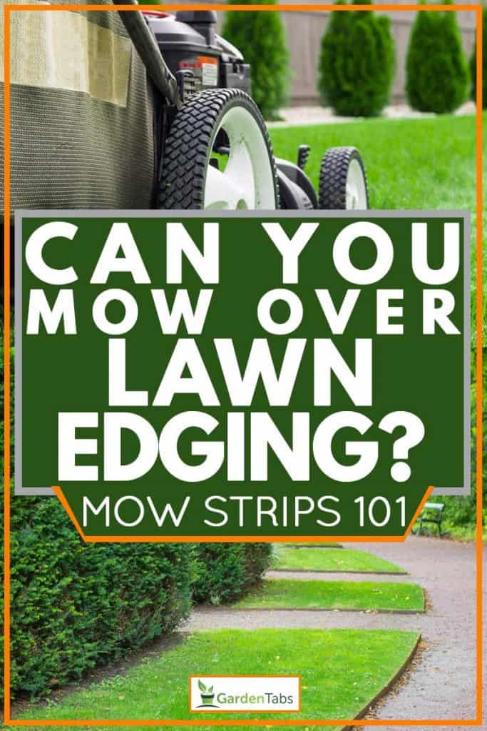 Can You Mow Over Lawn Edging? [Mow Strips 101]