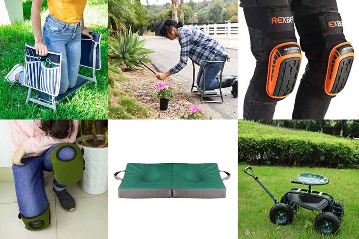 YanShenTangs Garden Kneeler and Seat Stool Heavy Duty Garden Folding Bench with Large Tool Pocket and Soft EVA Kneeling Pad for Gardening Lovers 