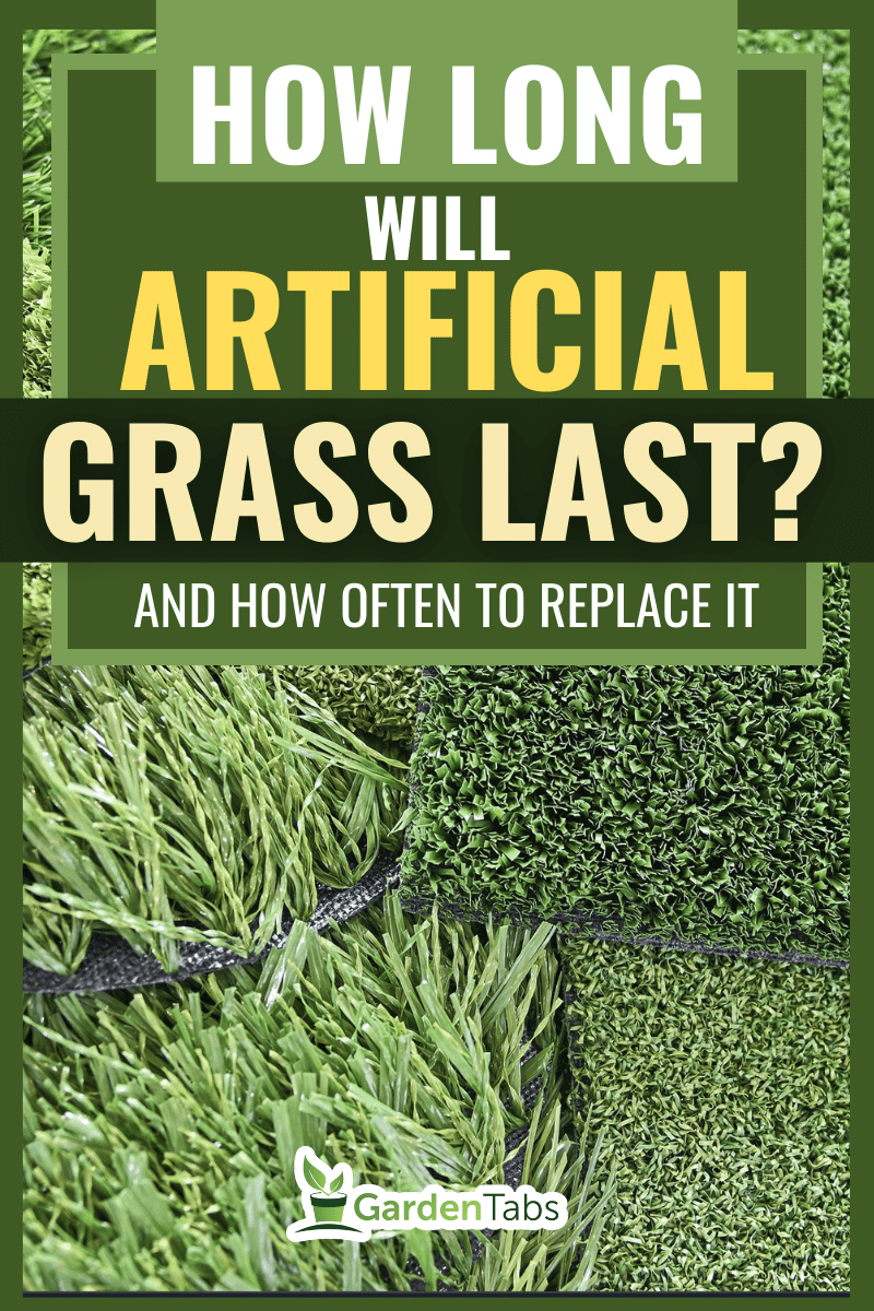 Artificial lawn for a football field. - How Long Will Artificial Grass Last? [And How Often To Replace It]