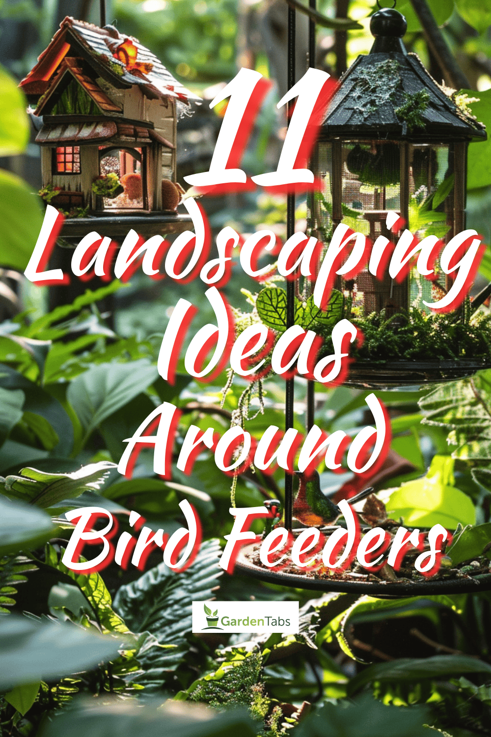 11 landscaping ideas around bird feeders