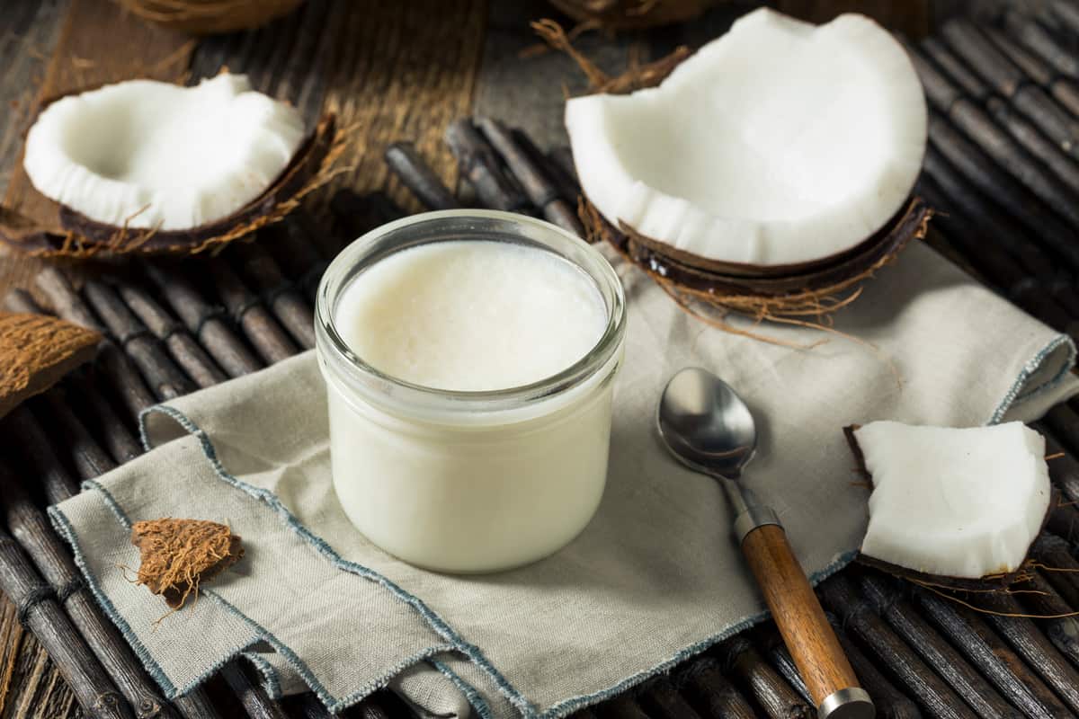 Raw White Organic Coconut OIl for Baking