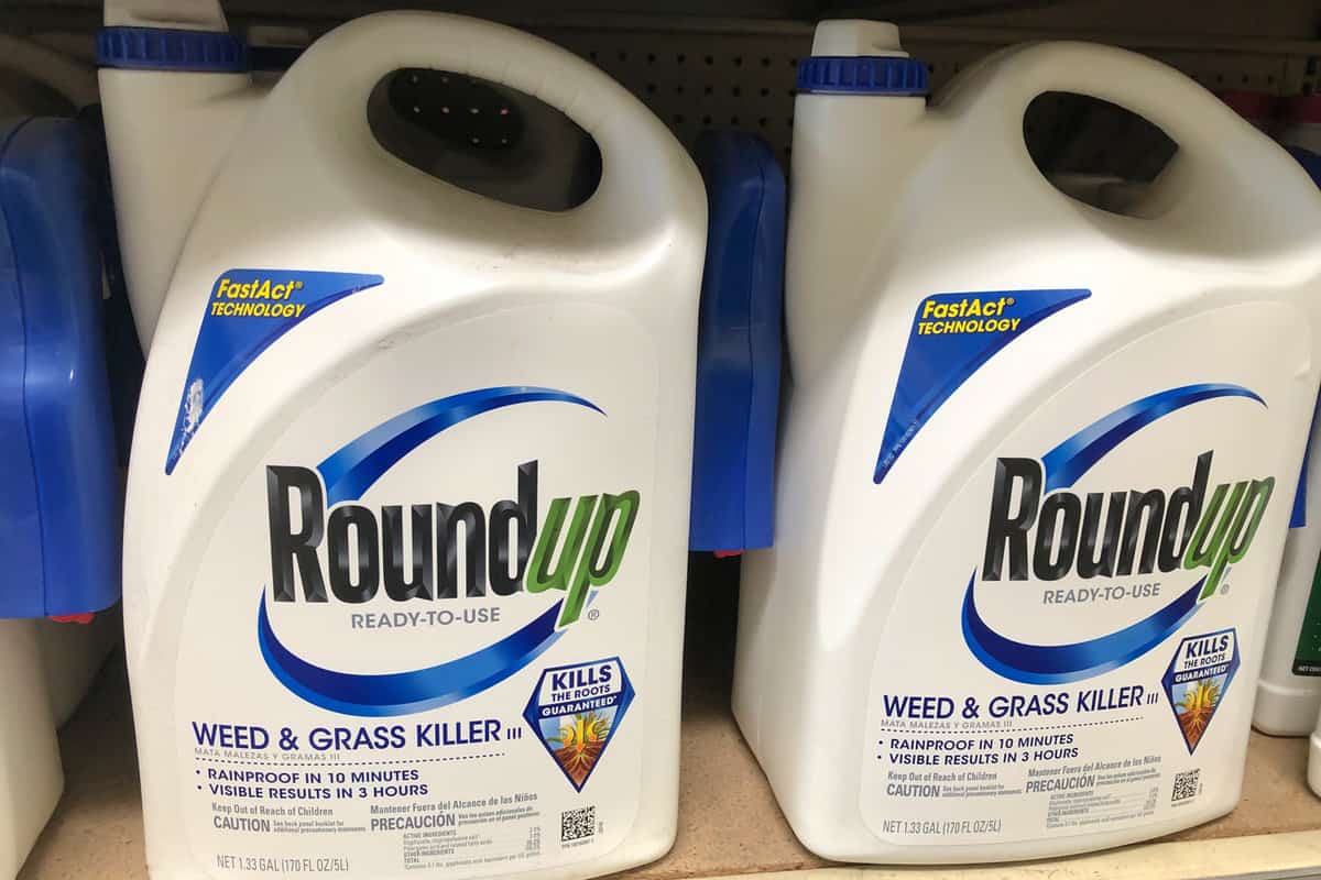 Roundup sitting on a counter.