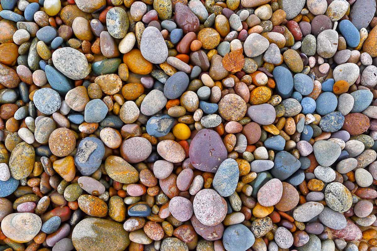 Multi-Colored Pebbles and river rocks
