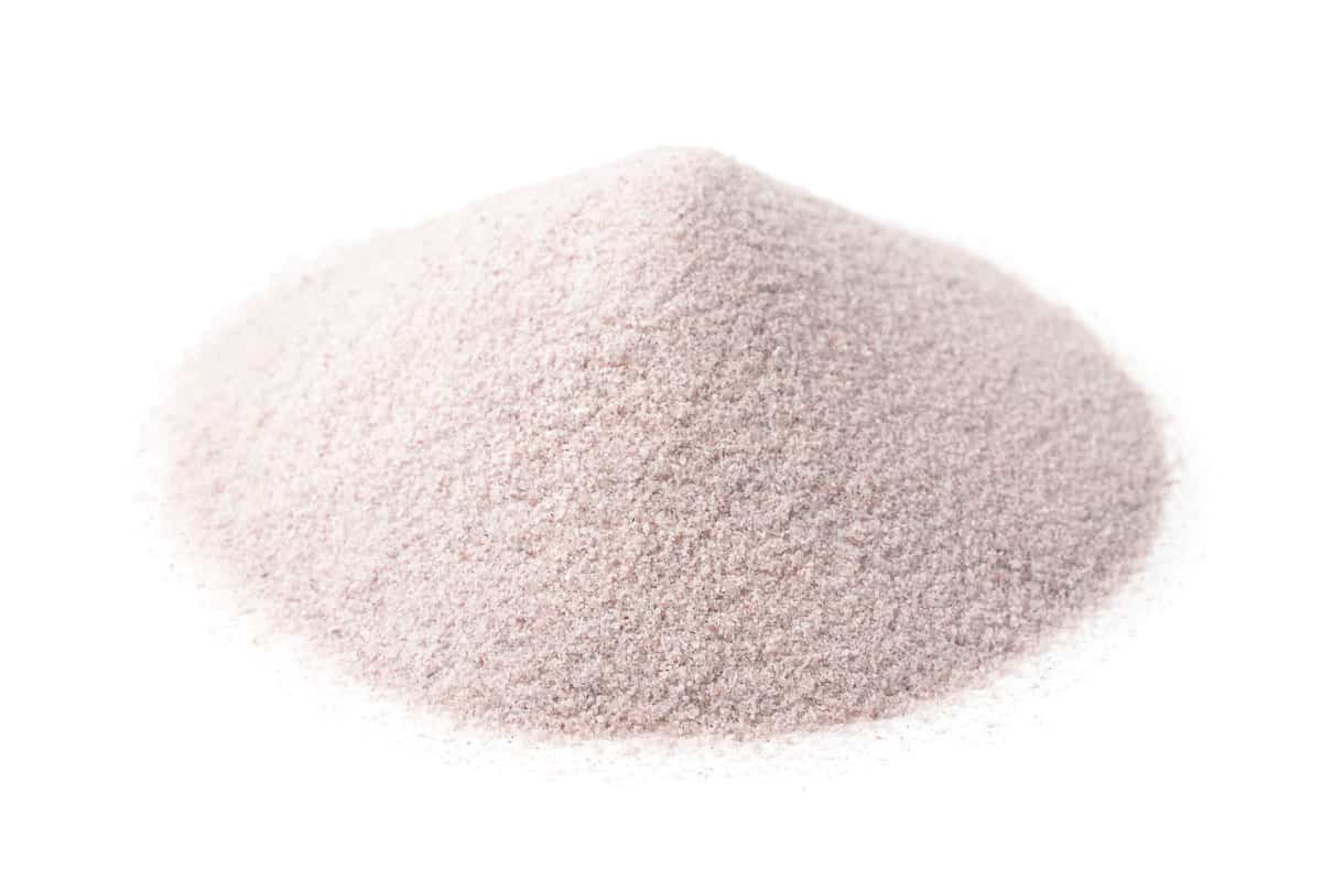 photo of a powdered silica, pile of silica sand