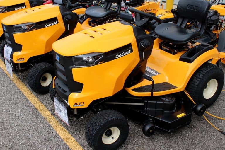 Cub Cadet riding tractors on display, How To Reset Air Filter Message On Cub Cadet?