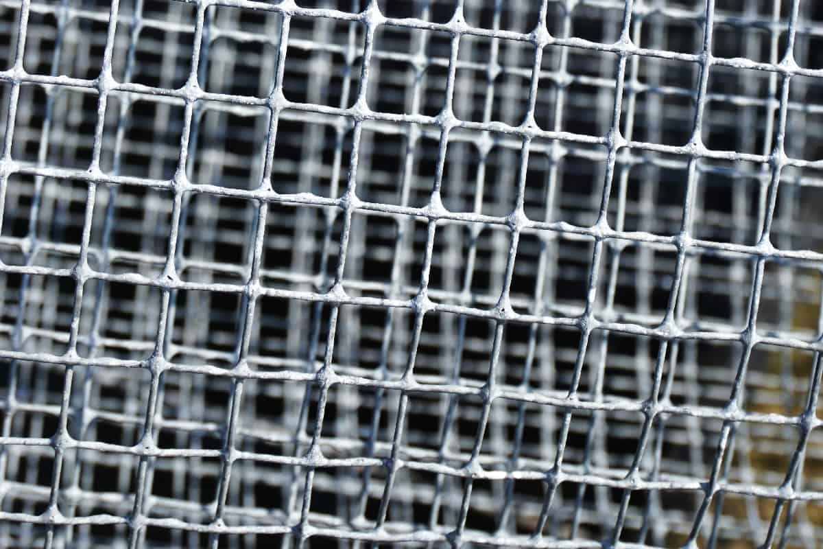 Galvanized gray wire hardware cloth metal screen