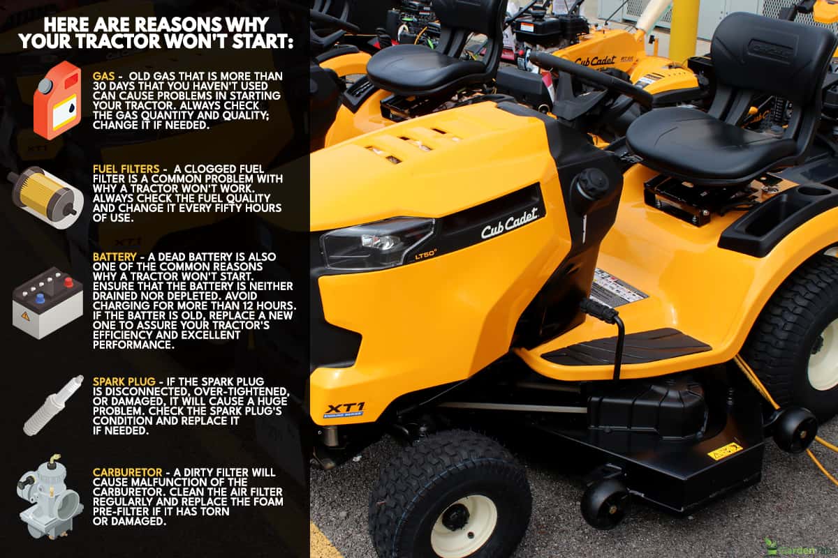 Reasons why your tractor won't start, How To Reset Air Filter Message On Cub Cadet?