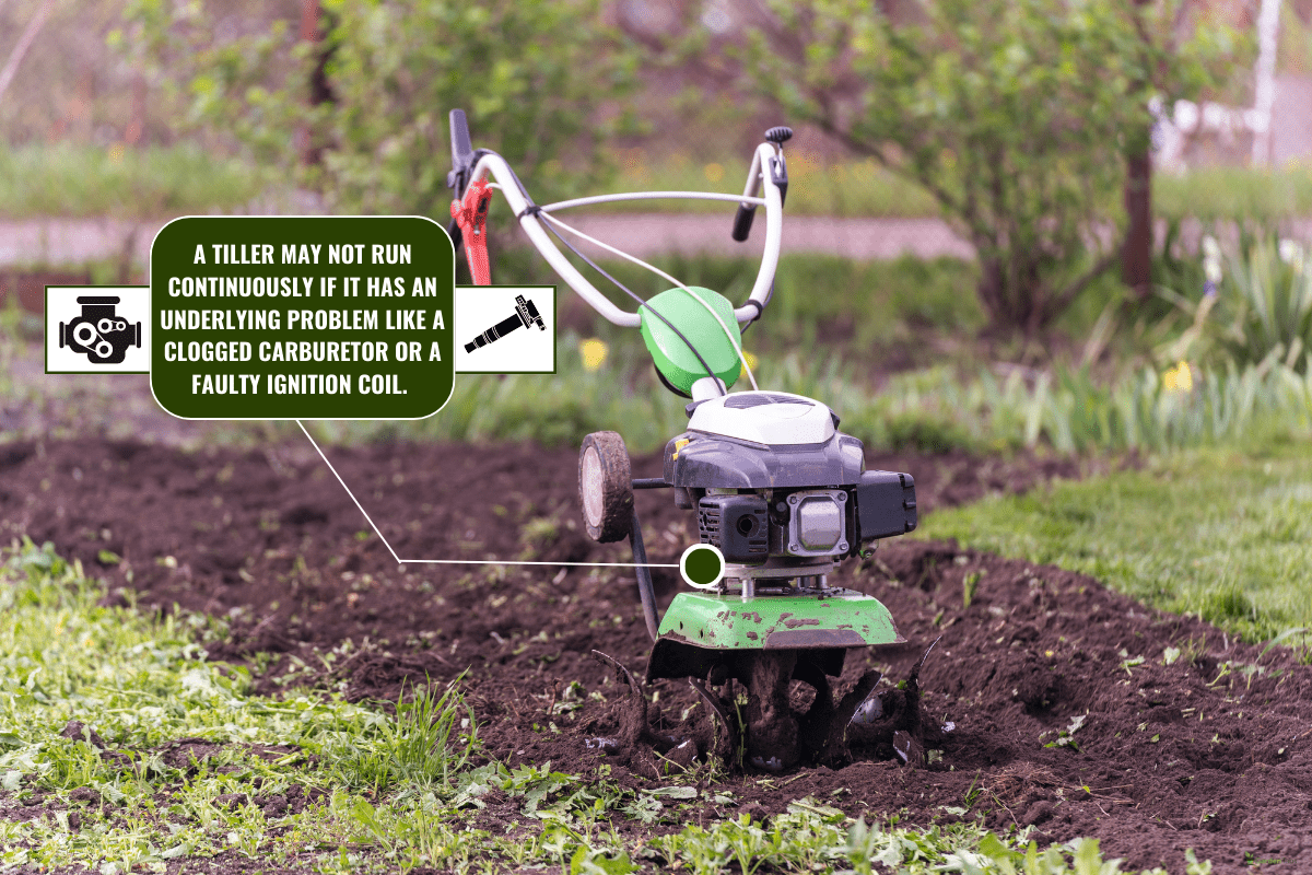 Cultivator for cultivating the soil in the garden. - My Tiller Won't Stay Running - Why What To Do
