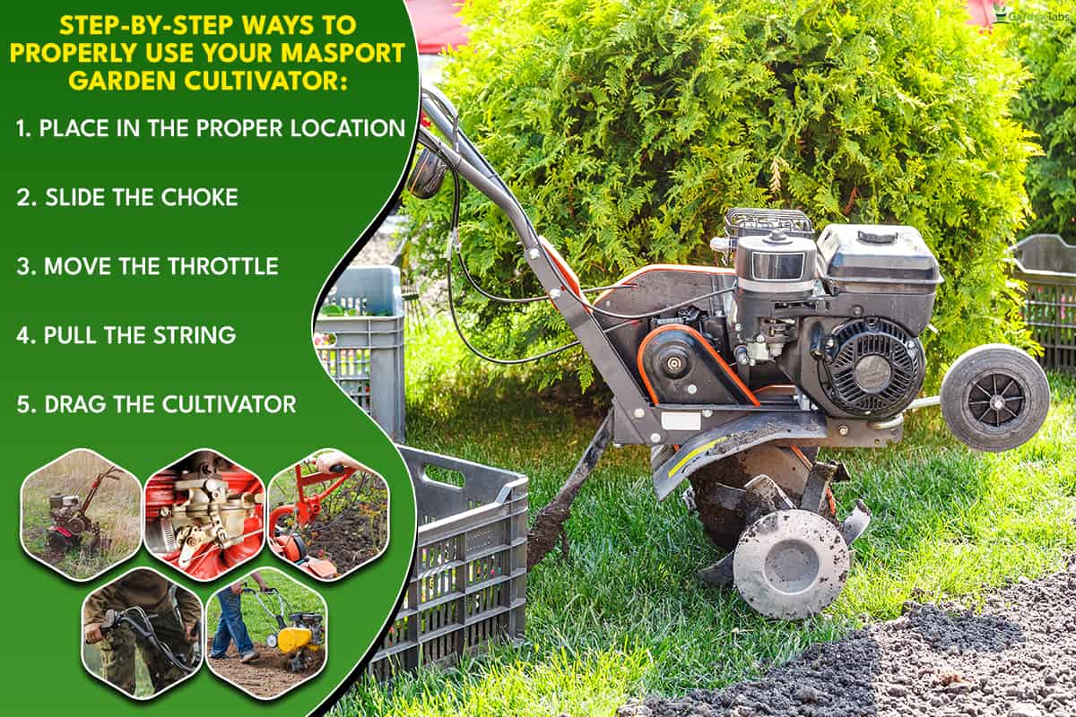 How to use the masport garden cultivator