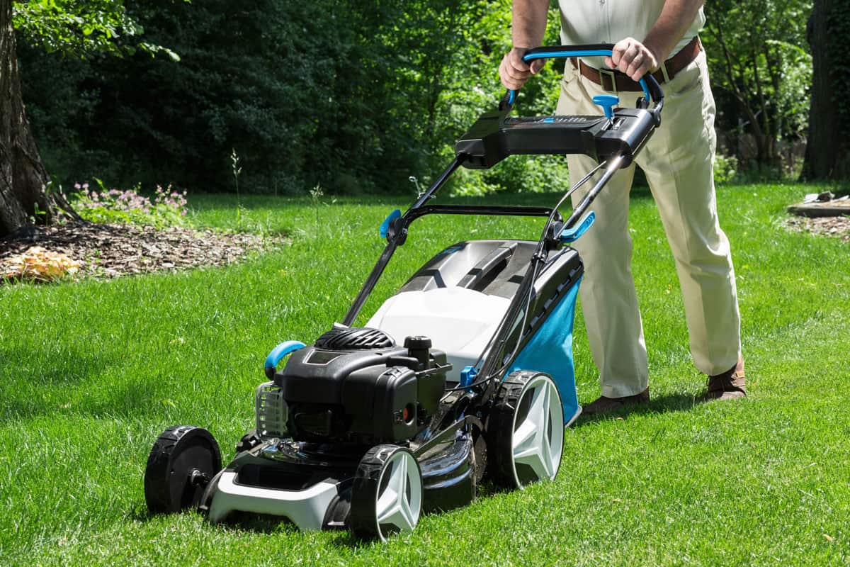 High tech electric lawn mower