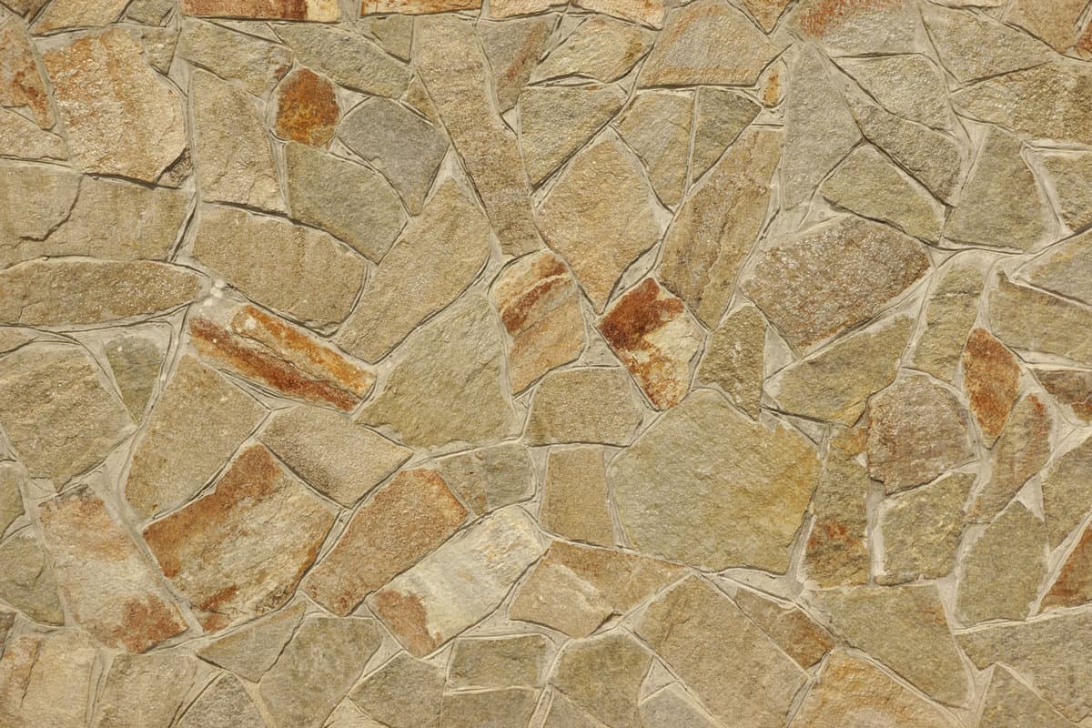 Shiny Flagstone Mosaic Tiled Texture Ornamental Background 