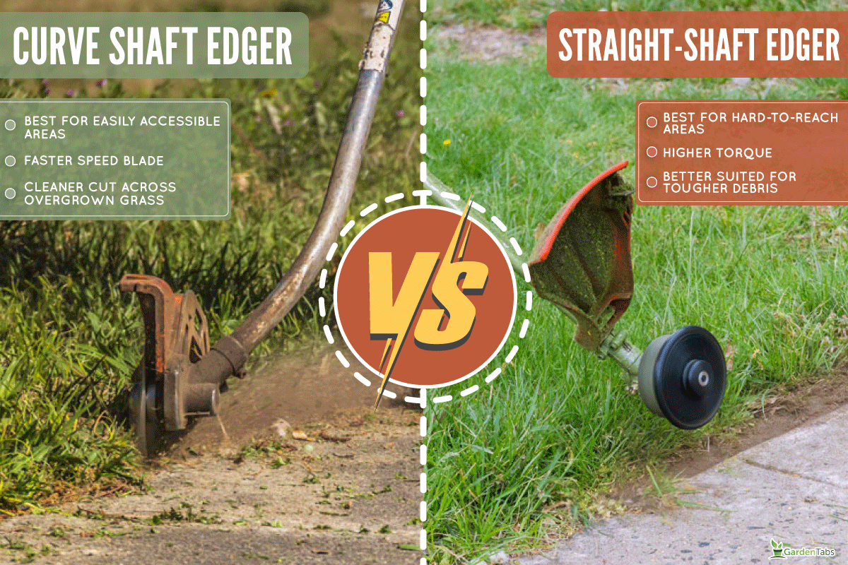 Difference between curve edger and straight edger, Straight-Shaft Edger Vs. Curved: Which Is Better? What Is The Difference?