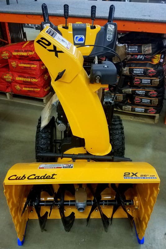 Cub Cadet snow blower for sale at Lowe's