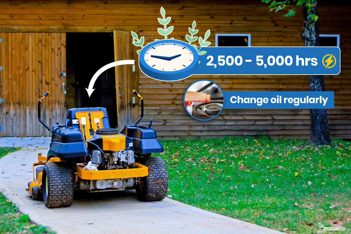 Riding lawn mower parks outside barn, How To Adjust Steering On Husqvarna Zero Turn