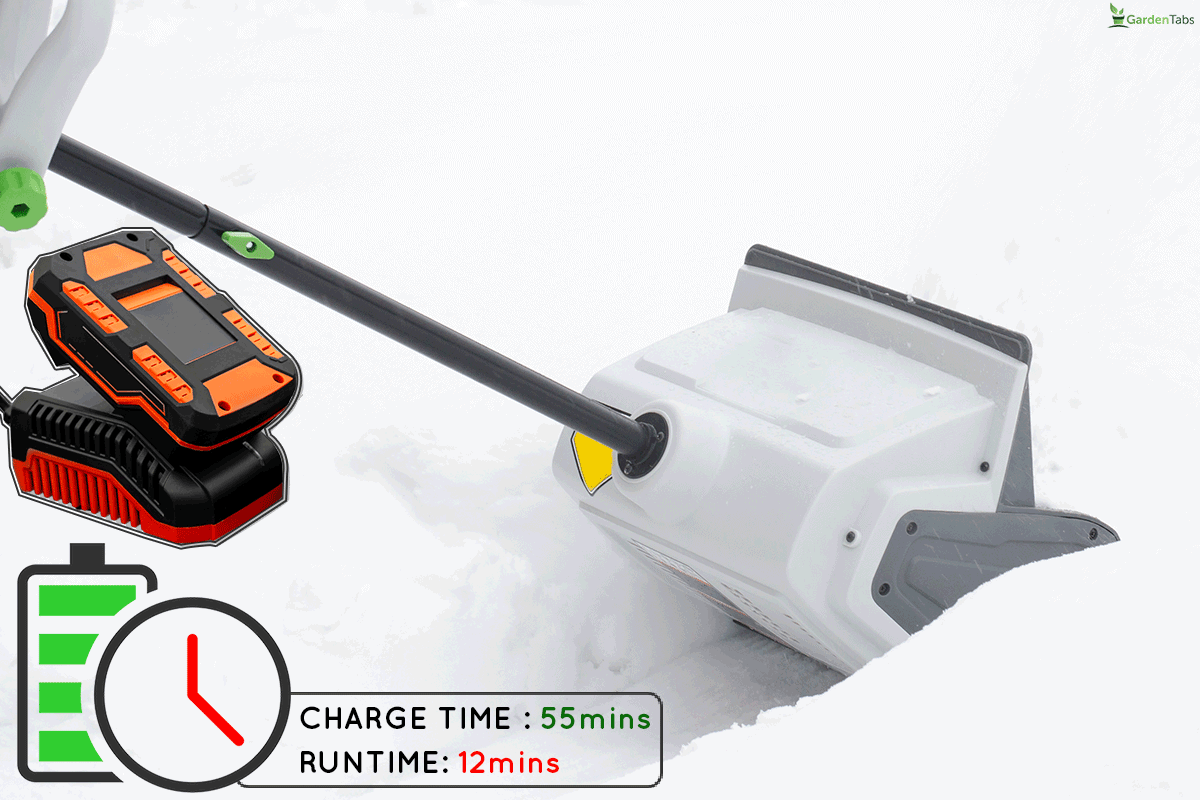 How long is the run time & charging time of a snow joe shovel, How To Remove The Battery From A Snow Joe Shovel
