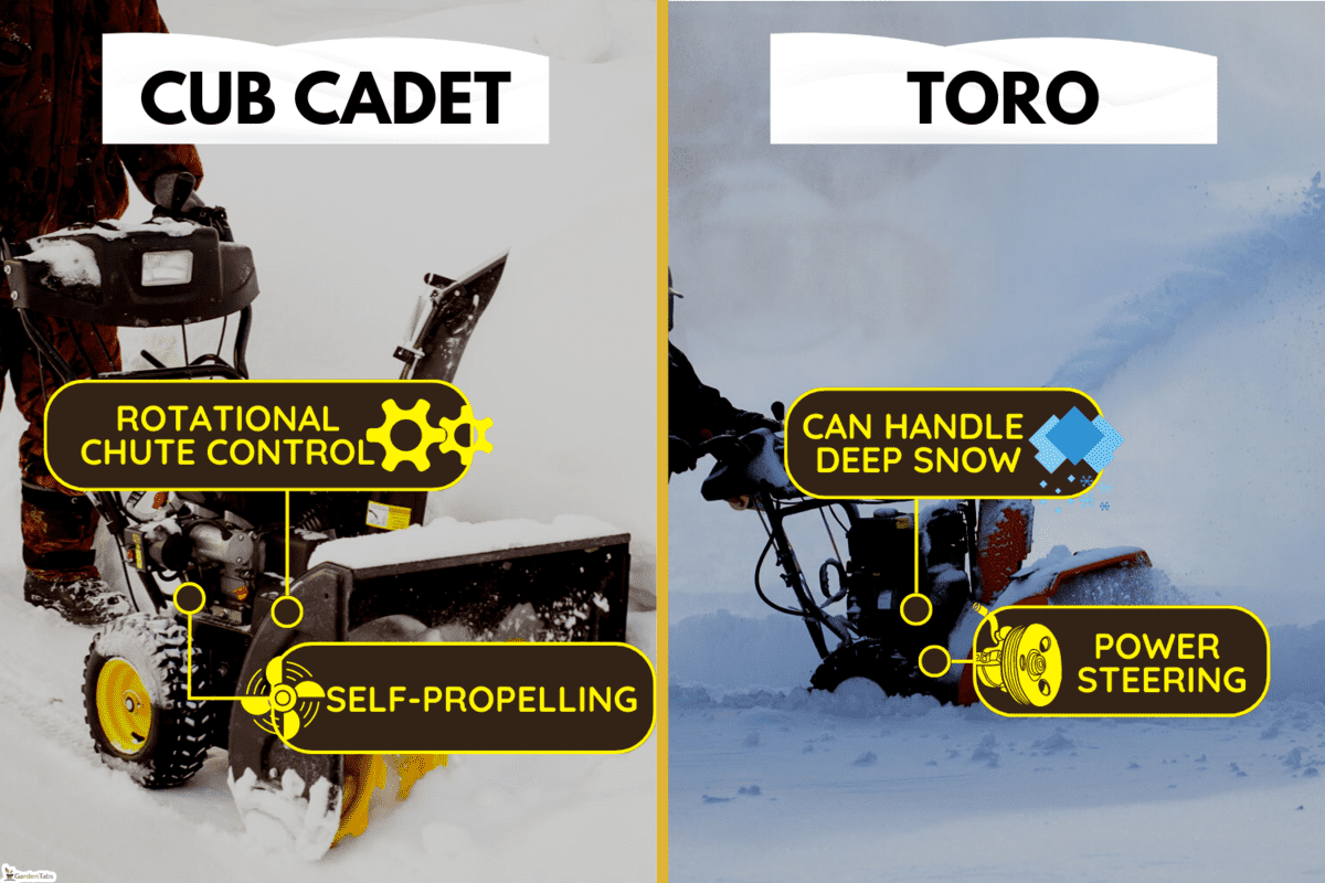 Comparison between Cub Cadet and Toro Snow Blower, Cub Cadet Snow Blower Vs Toro: Which To Choose?