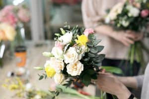 Workshop florist, making bouquets and flower arrangements, Taylor Swift's Lyrics Come To Life With These Enchanting Flower Arrangements Inspired By Her Music