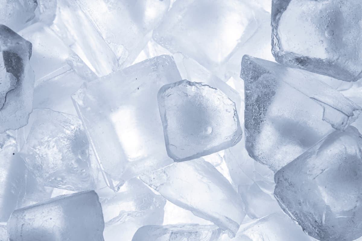Ice cubes background texture. Background with ice cubes pattern.