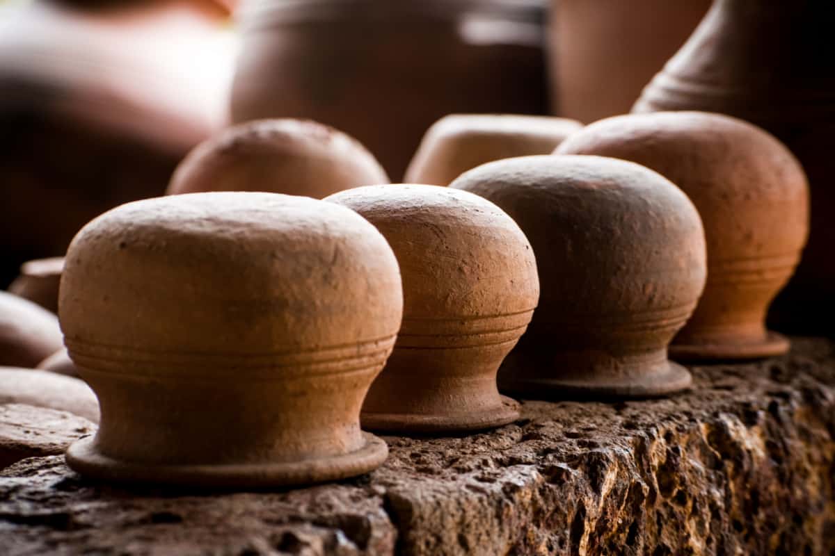 Clay matka pots for cooking