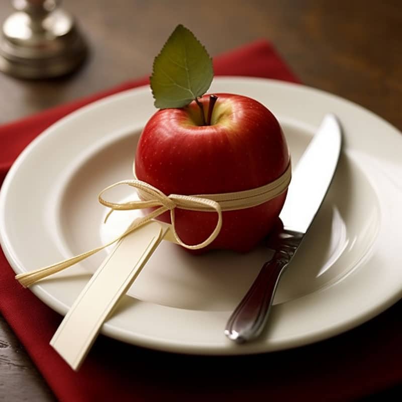 Apple Place Setting