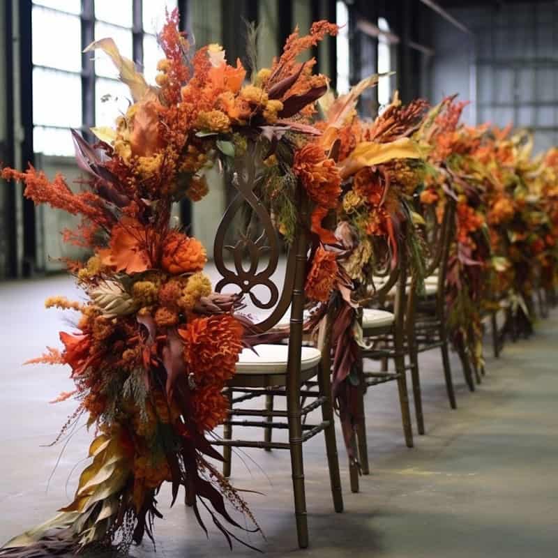 Foliage Swags for Chairs