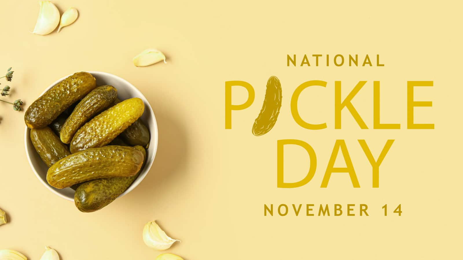 National Pickles day banner