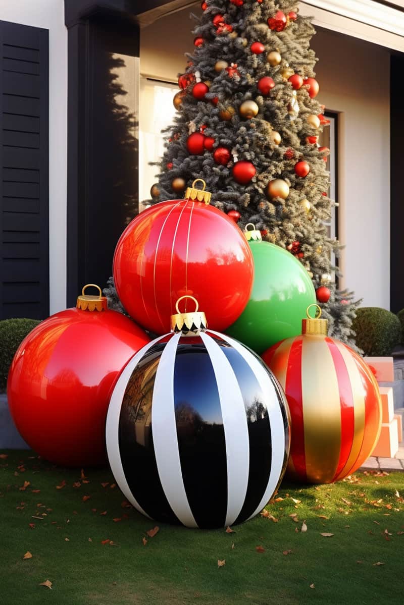 Gigantic Christmas balls