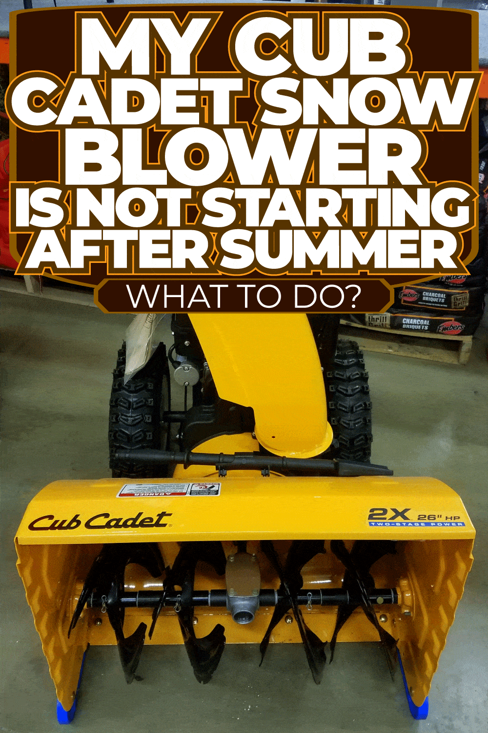 My Cub Cadet Snow Blower Is Not Starting After Summer – What To Do