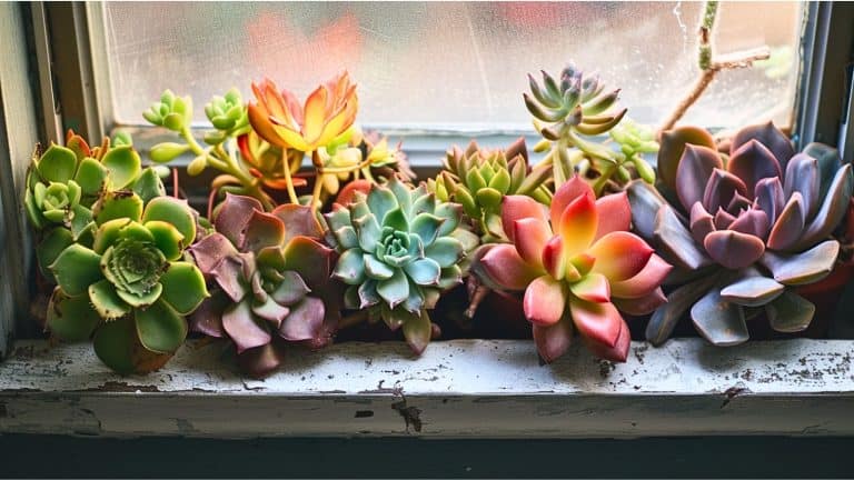 thriving succulents