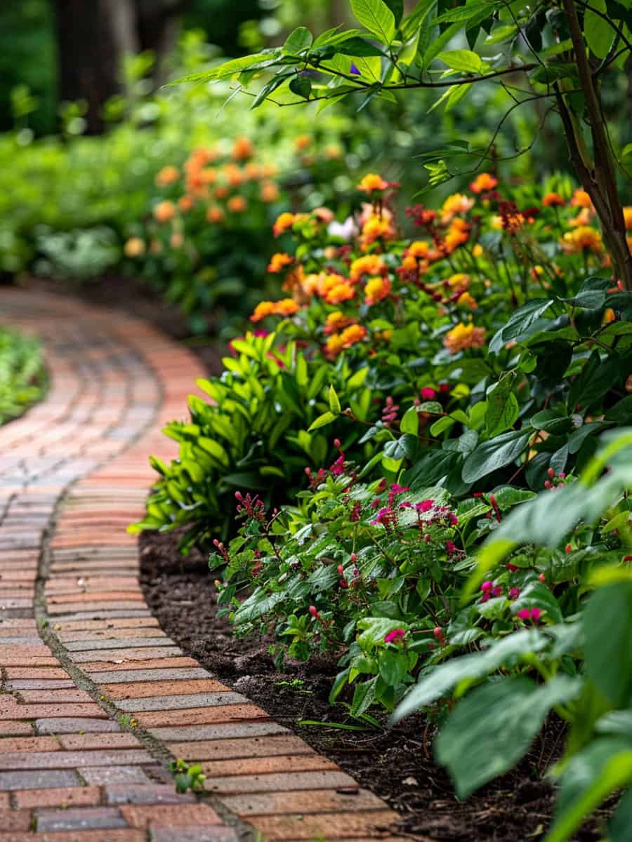 Beautiful garden bricks 